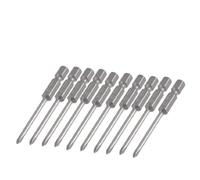 sourcing map 10 piezas 1/4 "hexagonal 65 mm longitud 3 mm Phillips PH0 puntas de destornillador magnético