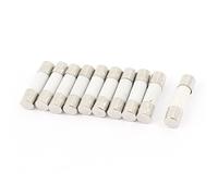 sourcing map 10 Piezas 250V 4A 4Amp Rápida Acción Cerámica Fusibles Tubos 5mm x 20mm