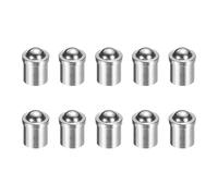 sourcing map 10 piezas de émbolos de resorte de punta de bola de 5 x 6 mm, elasticidad 15N, cuentas de posicionamiento de precisión, pestillo de bola para puerta, armario, dispositivos mecánicos