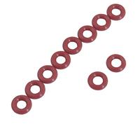 sourcing map 10 piezas de goma roja jrd O anillos juntas filtro 9 mm x 4 mm