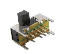 sourcing map 10 Piezas x Panel PCB 8 Pines 3 Posiciones 2P3T DP3T Interruptor Deslizante Side Pomo