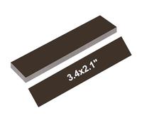 sourcing map 10 placas de nombre grabadas de 2 x 10 x 0.04 pulgadas, ABS, personalizadas, grabadas con láser, para placas de identificación personalizadas, oficina, escritorio, suministros de