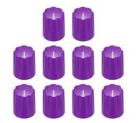 sourcing map 10 pomos de pedal de efecto de guitarra morada, 5/8 pulgadas de plástico, perillas de guitarra eléctrica para amplificador, control de volumen y bajo
