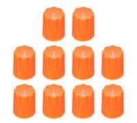 sourcing map 10 pomos de pedal de efecto de guitarra naranja, 5/8 pulgadas de plástico para amplificador, control de volumen y bajo