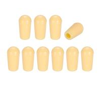 sourcing map 10 pomos de punta de interruptor para guitarra eléctrica, rosca de 8/32 pulgadas, tapa de interruptor de palanca de 3 vías, piezas de repuesto duraderas para guitarra eléctrica de estilo