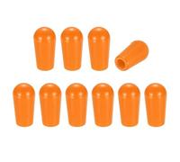 sourcing map 10 pomos de punta de interruptor para guitarra eléctrica, rosca de 8/32 pulgadas, tapa de interruptor de palanca de 3 vías, piezas de repuesto duraderas para guitarra eléctrica de estilo