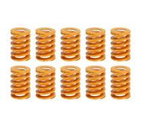 sourcing map 10 resortes de cama de calefacción para impresora 3D, 14 mm de diámetro exterior y 20 mm de longitud, molde de compresión de carga ligera, resorte de compresión para impresora 3D, parte