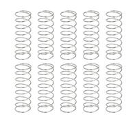 sourcing map 10 resortes de compresión, 0,9 mm de diámetro x 15 mm de diámetro exterior x 40 mm de longitud, resorte de extensión de acero inoxidable 304, resortes de presión para reparación del hogar