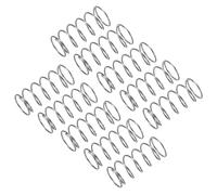 sourcing map 10 resortes de compresión, acero inoxidable 304 de 9 mm de diámetro exterior de 0,6 mm, alambre de 20 mm de longitud, resorte mecánico para proyectos de reparación del hogar, tono
