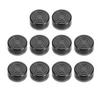 sourcing map 10 tapas de botón de pedal de guitarra, cubierta superior de plástico de 3/8 pulgadas para botones de pedal de efectos de guitarra, color negro