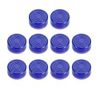 sourcing map 10 tapas de botón de pedal de guitarra, cubierta superior de plástico de 3/8 pulgadas para botones de pedal de efectos de guitarra, azul oscuro