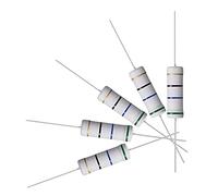 sourcing map 10 uds 5W 5 vatios Resistencias de película de óxido metálico de cable axial de 56 Ohm ±5% de tolerancia
