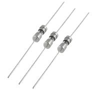 sourcing map 10 Uds Axial Cable Lento Soplado 3.6 x 10mm Vidrio Fusible 250V 250mA