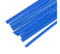 sourcing map 10 varillas de soldadura de plástico de 20 pulgadas, tiras de soldadura de polietileno, varillas de soldadura para soldador de plástico, parachoques de coche, reparación de kayak, color