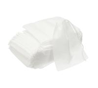 sourcing map 100 bolsas de especias para cocinar, bolsas de té vacías desechables de 3 x 4 pulgadas, muselina no tejida para hojas sueltas, bolsas de té para colar sopas, hierbas, color blanco