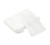 sourcing map 100 bolsas de especias para cocinar, bolsas de té vacías desechables de 8 x 12 pulgadas, muselina no tejida para hojas sueltas, bolsitas de té para colar sopas, hierbas, color blanco