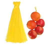 sourcing map 100 bolsas de malla reutilizables para productos agrícolas de 13.8 pulgadas, bolsas para eclosionar huevos, lavables, transpirables, red de fruta, malla elástica, almacenamiento para