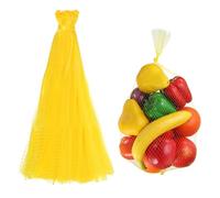 sourcing map 100 bolsas de malla reutilizables para productos de 19.7 pulgadas, bolsas para eclosionar huevos, lavables, transpirables, red de frutas, red de malla elástica, almacenamiento para