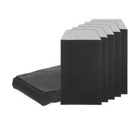 sourcing map 100 bolsas de papel kraft para golosinas, 6 x 3 pulgadas, a prueba de grasa, bolsas planas de regalo, pequeñas bolsas de regalo para panadería, galletas, postres, chocolate, jabón, boda,