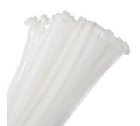 sourcing map 100 bridas de nailon extralargas de 760 mm, 175 libras, autobloqueantes, 10 mm para gestión de cables, color blanco