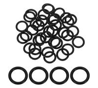 sourcing map 100 juntas tóricas AS-112, juntas tóricas de goma de nitrilo de 1/2 pulgada de diámetro interior, 11/16 pulgadas de diámetro exterior, junta de sellado redonda de 3/32 pulgadas de ancho