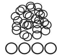 sourcing map 100 juntas tóricas AS-117, juntas tóricas de goma de nitrilo de 13/16 pulgadas de diámetro interior, diámetro exterior de 1 pulgada, junta de sellado redonda de 3/32 pulgadas de ancho