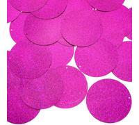 sourcing map 100 lentejuelas redondas planas de 40 mm, lentejuelas sueltas para costura y manualidades con un solo agujero lateral para bordado, ropa, joyería, rosa láser