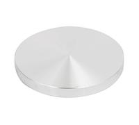 sourcing map 100 mm Diámetro 10 mm Espesor de rosca M10 disco de aluminio de hardware para tabla de cristal