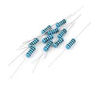 sourcing map - 100 Ohm 1 W Fijo Metal Oxide Film Resistor - azul/marrón/negro (10 unidades)
