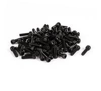 sourcing map 100 pcs 12,9 aleación llave hexagonal Socket Head Cap Tornillos Tornillos UNC 4# -40 x 3/8 "