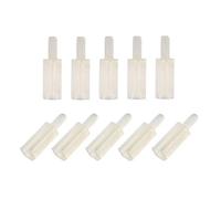 sourcing map 100 Pcs M2,5 Pcs 10mm + 6mm Hilo Hexagonal Reemplazo de Espaciador para Tablero de Computadora Portátil