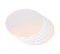 sourcing map 100 piezas de película protectora de insignia para fabricantes de botones de 58 mm, 70 mm, lámina holográfica transparente laminada holográfica para fabricantes de botones, estilo