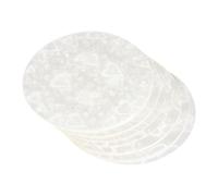 sourcing map 100 piezas de película protectora de insignia para fabricantes de botones de 58 mm, 70 mm, lámina holográfica transparente laminada holográfica para fabricantes de botones, estilo de