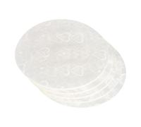 sourcing map 100 piezas de película protectora para fabricantes de botones de insignia de 75 mm, 85 mm, lámina holográfica transparente laminada holográfica para fabricantes de botones, estilo de