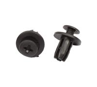 sourcing map 100 Piezas de plástico Sujetador de Remaches Clips de Guardabarros para Agujero de 6 mm de diámetro