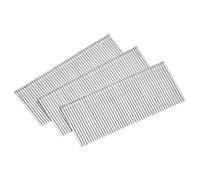 sourcing map 1000 clavos de calibre 16, clavos de acabado recto de 1-1/4 pulgadas de longitud, clavos de acero inoxidable 304 galvanizado para construcción de carpintería, color plateado