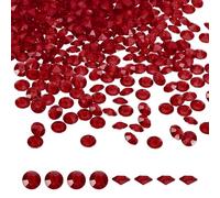 sourcing map 1000 piezas de cristales falsos de confeti para mesa de boda, diamantes acrílicos, diamantes de imitación para rellenar jarrones, gemas para manualidades, decoración de centro de mesa