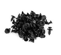 sourcing map 100Pcs 20mm Remache De Paragolpes Guardabarros Vehículo 20mm Grapa 8mm Agujero Clip para Bandeja de Maletero