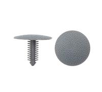 sourcing map 100Pcs 6X25X20mm Grapas Coche Fijador De Techo Panel Puerta Remaches Plásticos Coche Gris
