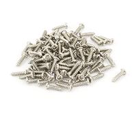 sourcing map 100pcs magnético Tornillos de cabeza plana Phillips cruceta tornillo M2 x 8 mm
