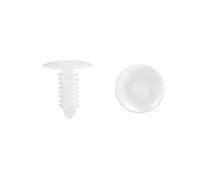 sourcing map 100Pcs Plástico 8mm Agujero Tornillo Cierre de Capó Remache Clip 100Pzas