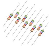 sourcing map 100pcs Resistencias de Película de Carbón de Cable axial 5.6kOhm 0,25W 5% Tolerancias Bandas de 4 colores