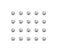 sourcing map 100uds 2mm 440C Inoxidable Acero Rodamiento Bolas G25 Precisión