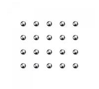 sourcing map 100uds 5mm Carbono Acero Rodamiento Bolas Precisión Pulido