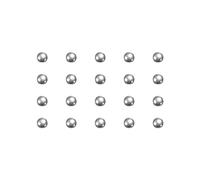 sourcing map 100Uds 7/64" Cromo Acero Rodamiento Bolas G5 Precisión