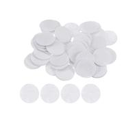 sourcing map 100uds Redondos Fieltro Círculos, 20mm 3/4" Artesanía Fieltro Almohadillas No-Tejida Tela Almohadilla para Bricolaje Costura Artesanía Corte Proyectos Artesanía Acabado, Blanco