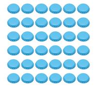 sourcing map 108 tapas para botellas de cerveza absorbentes de oxígeno, tapas de corona de 32 mm para refrescos, cerveza, vino, cerveza, colgantes o álbumes de recortes, color azul