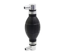 sourcing map 10mm Bomba De Vacío De Tubo De Combustible De Caucho De Gasolina Aceite Bombilla Para Coche