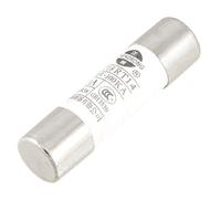 sourcing map 10mm x 38mm 380V 40A Cilíndrico Contacto Tapas Cerámica Fusibles 5uds