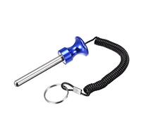 sourcing map 10mm x 80mm Peso Pila Pines con Tira Cuerda Magnético Fuerza Entrenamiento Equipo Accesorios para Fitness Entrenamiento Azul
